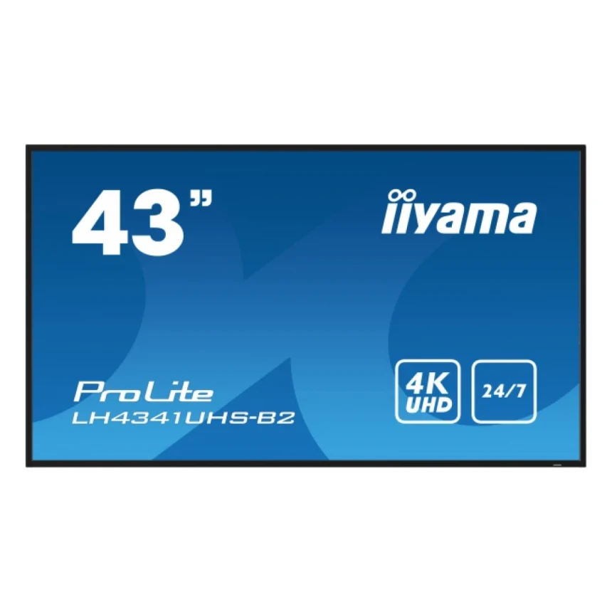 Digitalni ekran 43" Iiyama LH4341UHS-B2 IPS 3840x2160/8ms/HDMI/VGA/USB/zvucni