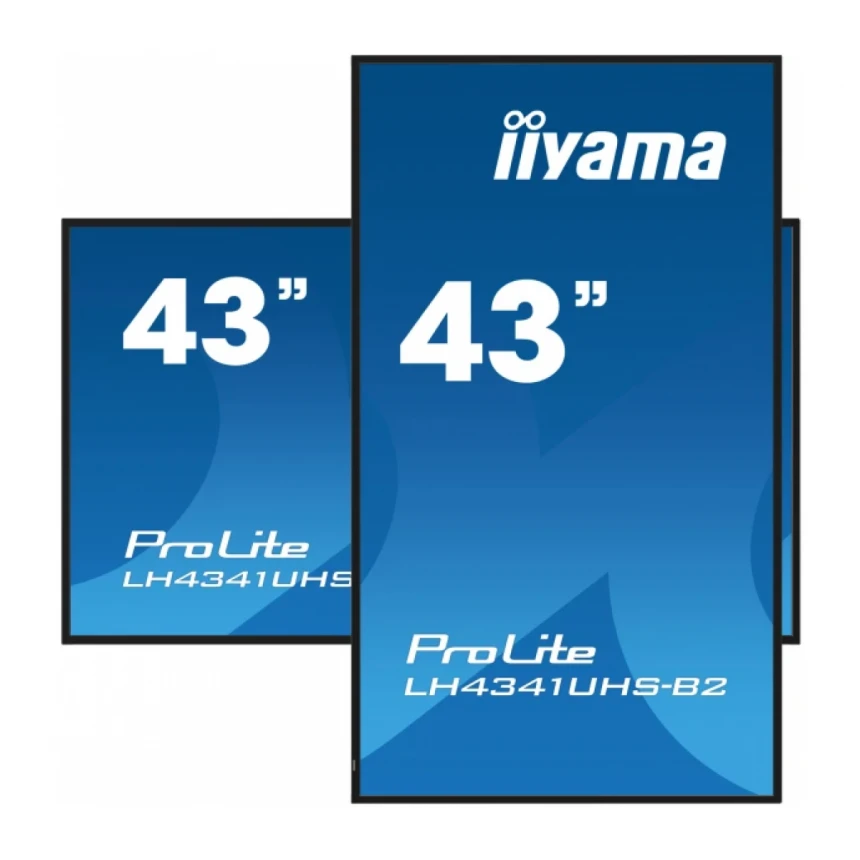 Digitalni ekran 43" Iiyama LH4341UHS-B2 IPS 3840x2160/8ms/HDMI/VGA/USB/zvucni