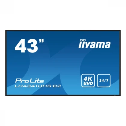 Digitalni ekran 43" Iiyama LH4341UHS-B2 IPS 3840x2160/8ms/HDMI/VGA/USB/zvucni