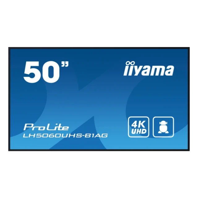 Digitalni ekran 50" Iiyama LH5060UHS-B1AG IPS 3840x2160/Android 11/60Hz/8ms/HDMI