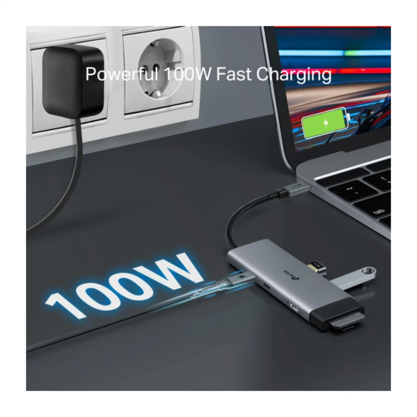 Docking station TP-Link UH7020C USB-C HDMI/2xUSB 3.0/2xUSB-C/CR/PD 100W