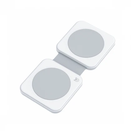 Dviced 2-u-1 preklopni magnetic bežični punjač - White