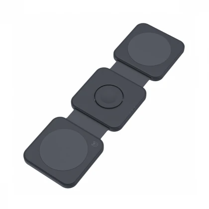 Dviced 3-u-1 preklopni magnetic bežični punjač - Black