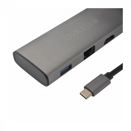 Dviced 7-u-1 Type-C HUB - Grey