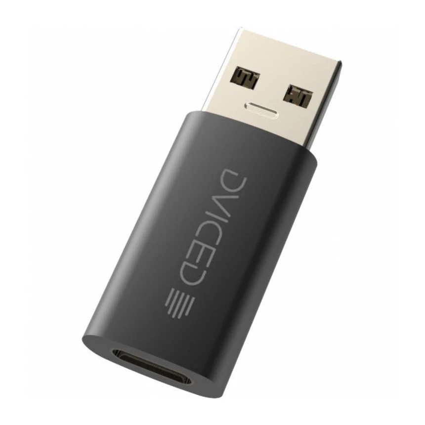 Dviced Adapter USB A-Type C - Black