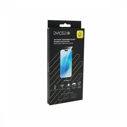 Dviced AntiHeat ojačana zaštita za ekran sa aplikatorom protiv prašine - iPhone 17
