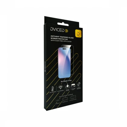 Dviced AntiHeat ojačana zaštita za ekran sa aplikatorom protiv prašine - iPhone 17 Pro