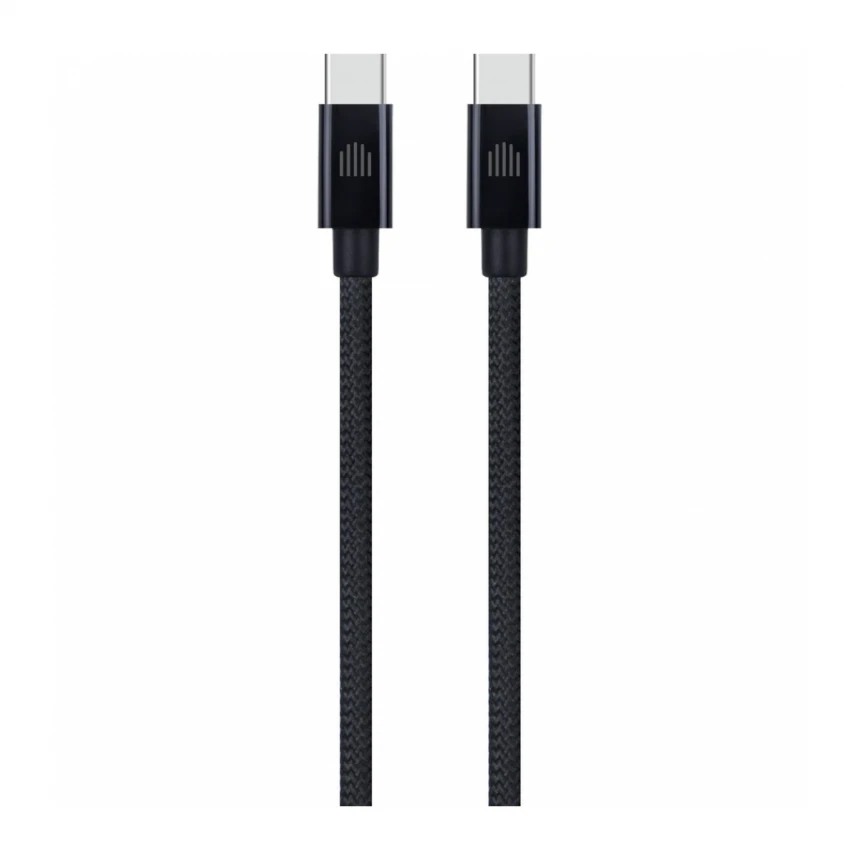 Dviced kabl USB-C na USB-C Nylon Textile 3m - Black