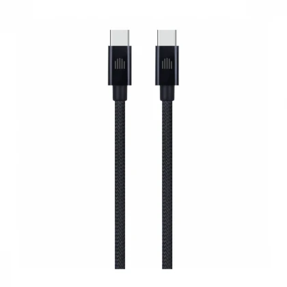 Dviced kabl USB-C na USB-C Nylon Textile 2m - Black