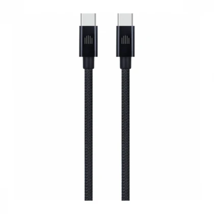 Dviced kabl USB-C na USB-C Nylon Textile 3m - Black
