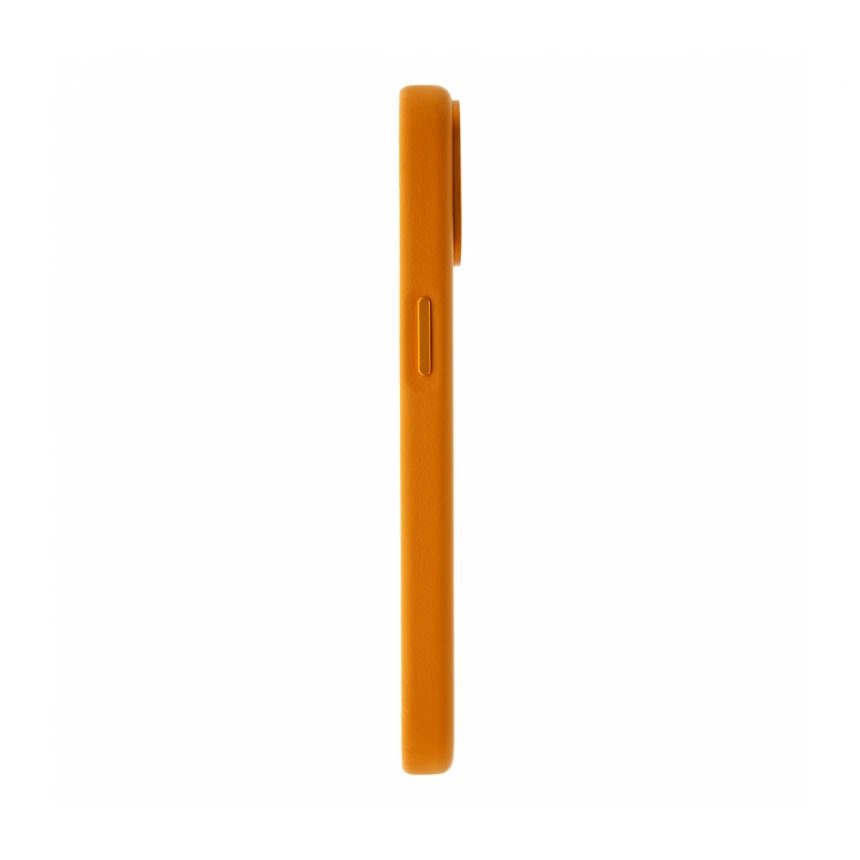 Dviced Leather maska sa MagSafe-om za iPhone 15 - Orange
