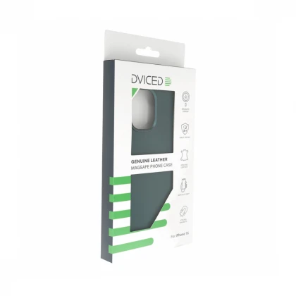 Dviced Leather maska sa MagSafe-om za iPhone 16 - Blue