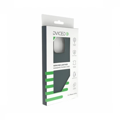 Dviced Leather maska sa MagSafe-om za iPhone 16 Pro - Blue