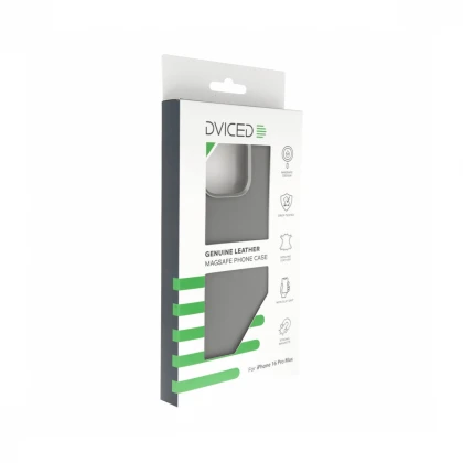 Dviced Leather maska sa MagSafe-om za iPhone 16 Pro Max - Grey