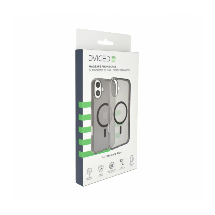 Dviced MagSafe iPhone 16 Plus zadimljena maska - Black