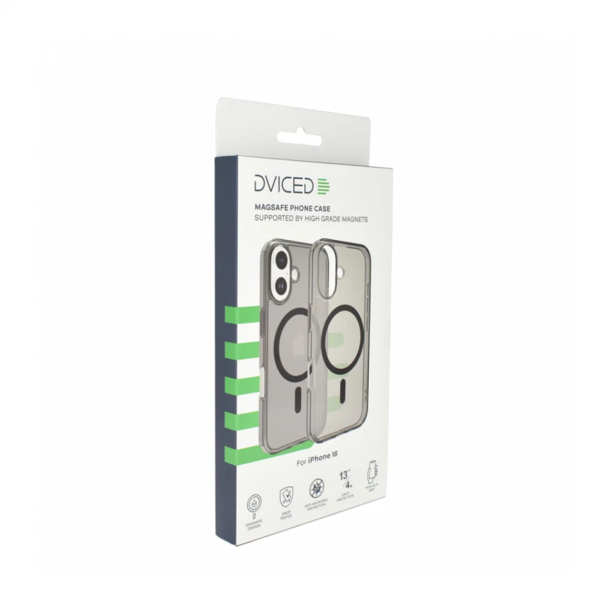 Dviced MagSafe iPhone 16 zadimljena maska - Black