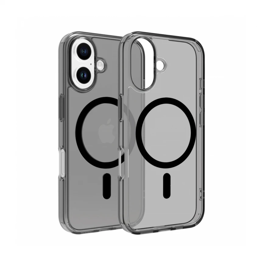 Dviced MagSafe iPhone 16 zadimljena maska - Black