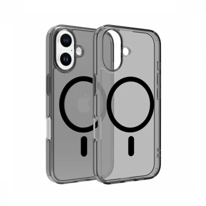 Dviced MagSafe iPhone 16 zadimljena maska - Black