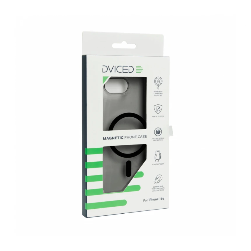 Dviced MagSafe iPhone 16e zadimljena maska - Black