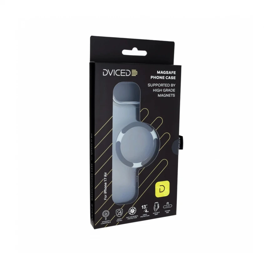 Dviced MagSafe iPhone 17 Air maska providna, crna