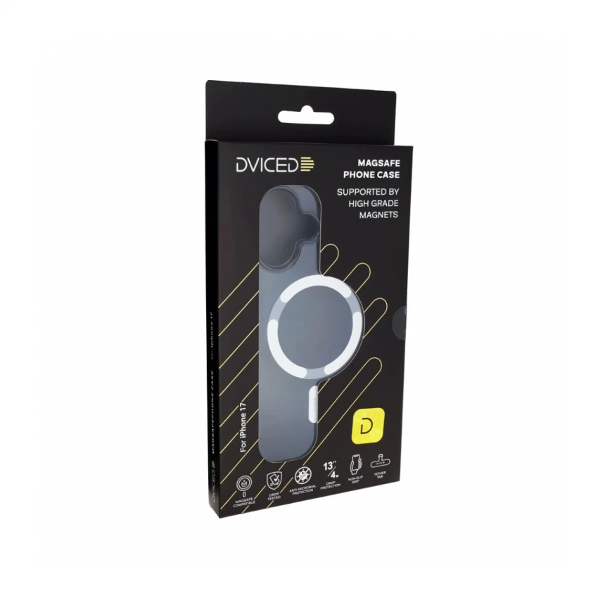 Dviced MagSafe iPhone 17 maska zadimljena, Silver