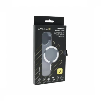Dviced MagSafe iPhone 17 maska providna, bela