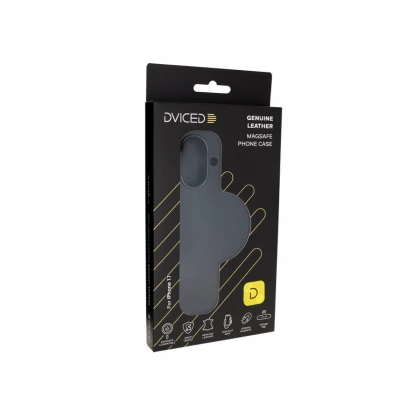 Dviced MagSafe kožna futrola za iPhone 17, crna