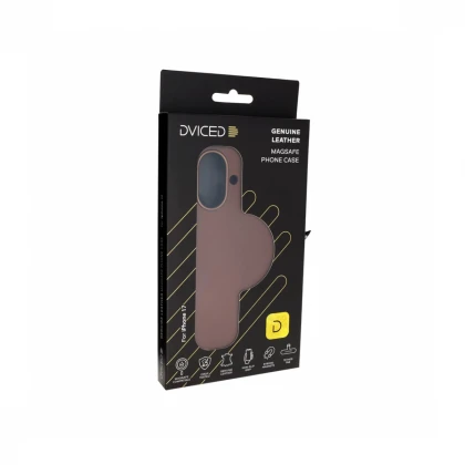 Dviced MagSafe kožna futrola za iPhone 17, braon
