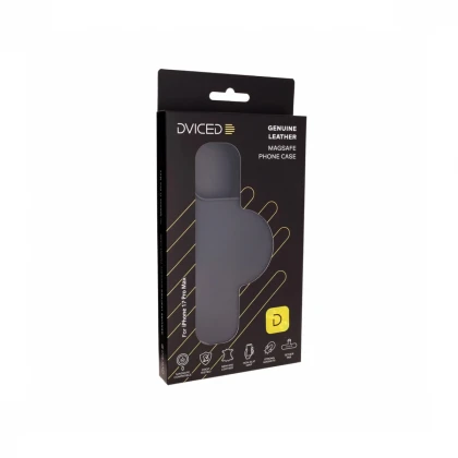 Dviced MagSafe kožna futrola za iPhone 17 Pro Max, crna