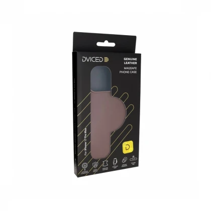 Dviced MagSafe kožna futrola za iPhone 17 Pro Max, braon