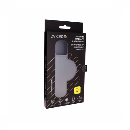 Dviced Silikonska MagSafe maska za iPhone 17 Pro Max, siva