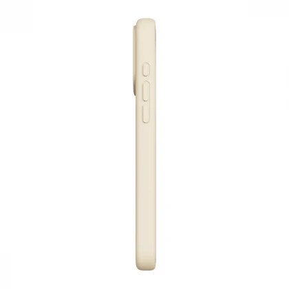 Dviced Silikonska MagSafe maska za iPhone 17 Pro, bež