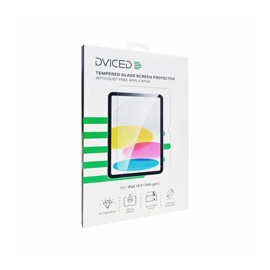 Dviced Tempered zaštitno staklo za iPad 10.9 (10th gen.) sa aplikatorom protiv prašine