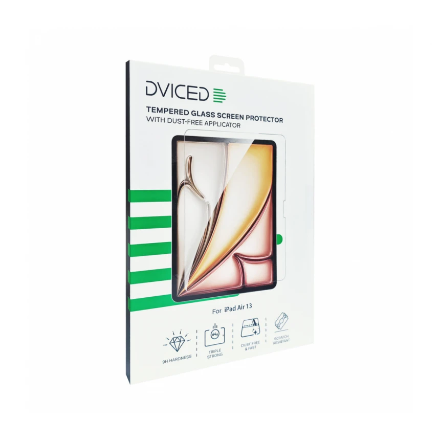 Dviced Tempered zaštitno staklo za iPad Air 13 sa aplikatorom protiv prašine