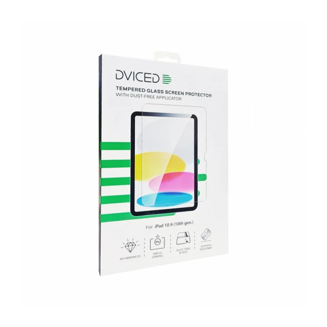 Dviced Tempered zaštitno staklo za iPad 10.9 (10th gen.) sa aplikatorom protiv prašine
