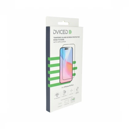 Dviced Tempered zaštitno staklo od ivice do ivice za iPhone 16 Plus sa aplikatorom