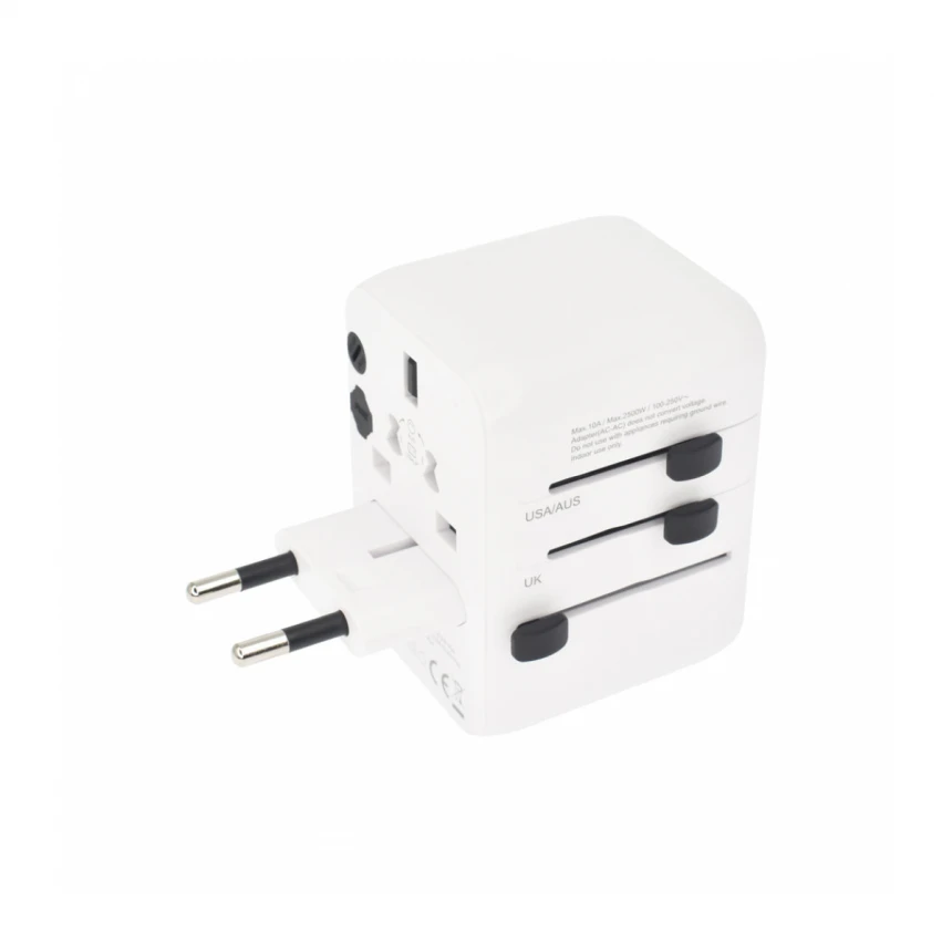 Dviced Univerzalni putni adapter 28W - White