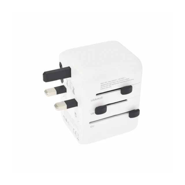Dviced Univerzalni putni adapter 28W - White