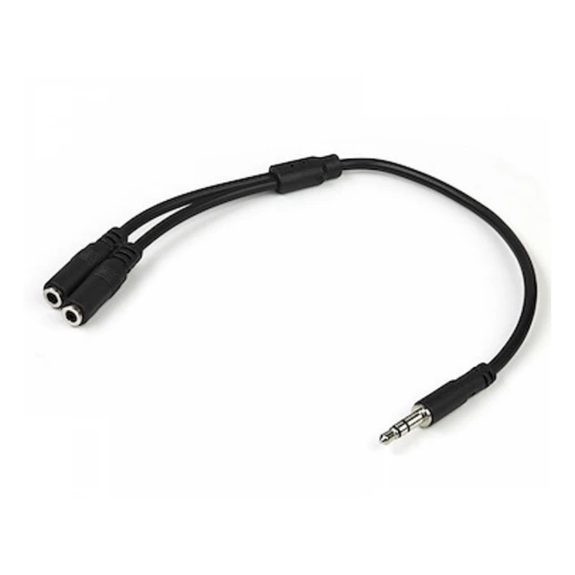 E-GREEN Adapter Audio 3.5mm stereo (M) - 2x 3.5mm stereo (F) 