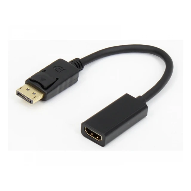 E-GREEN Adapter DisplayPort 1.4(M) - HDMI 2.0(F) kabl 20cm crni 