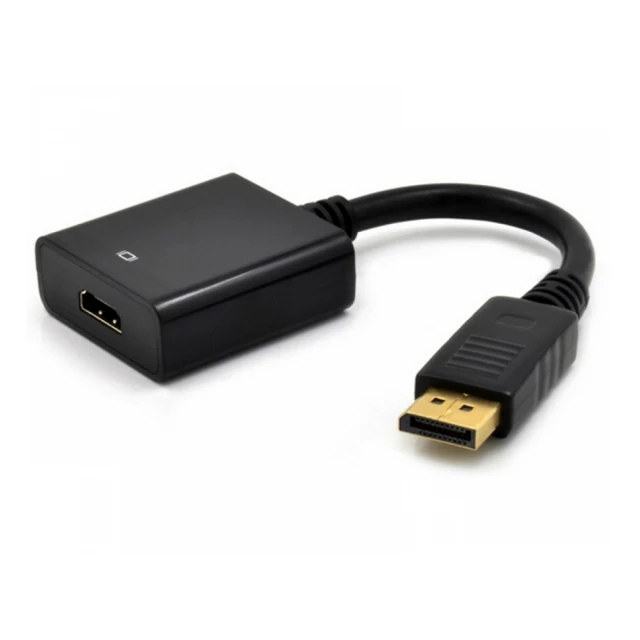 E-GREEN Adapter DisplayPort (M) - HDMI (F) crni 