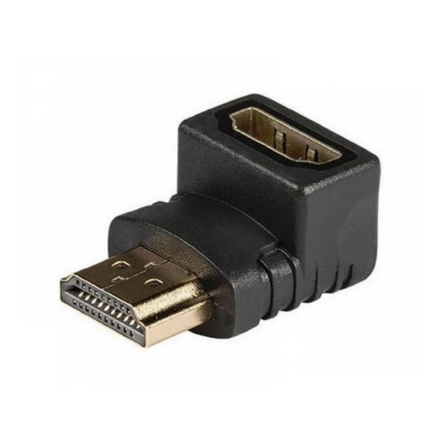 E-GREEN Adapter HDMI (M) - HDMI (F) pod uglom crni 