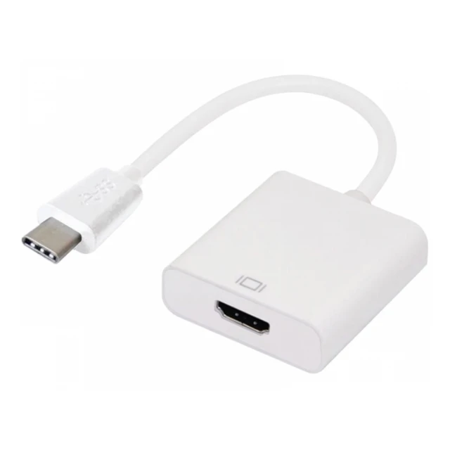 E-GREEN Adapter USB 3.1 tip C (M) - HDMI (F) beli 