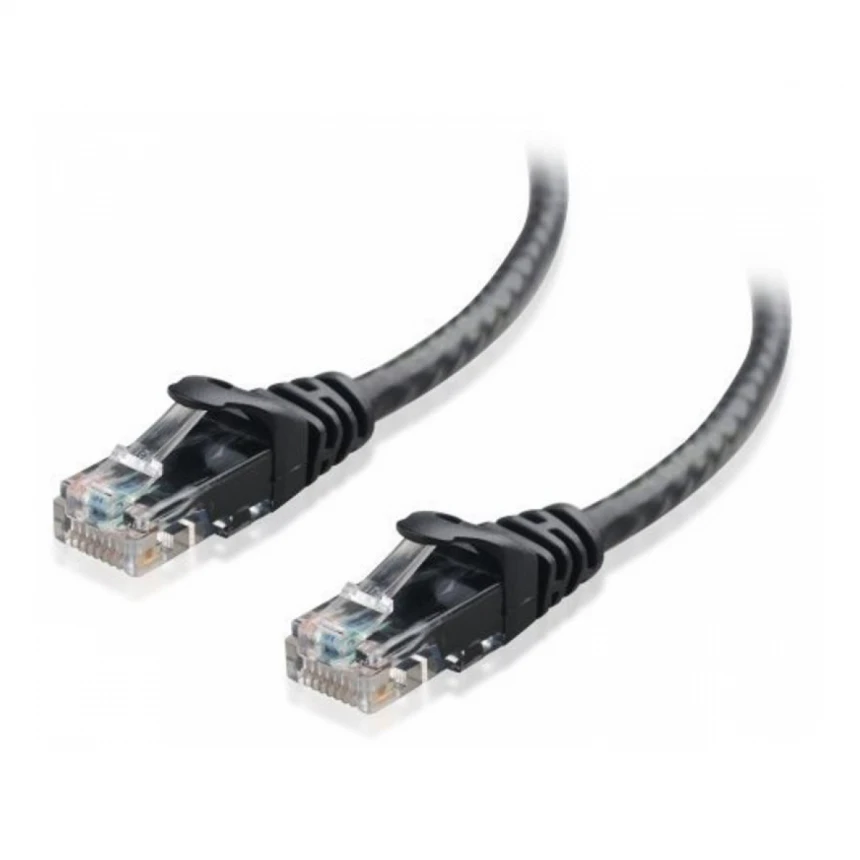 E-GREEN Kabl UTP patch Cat6 0.5m crni 