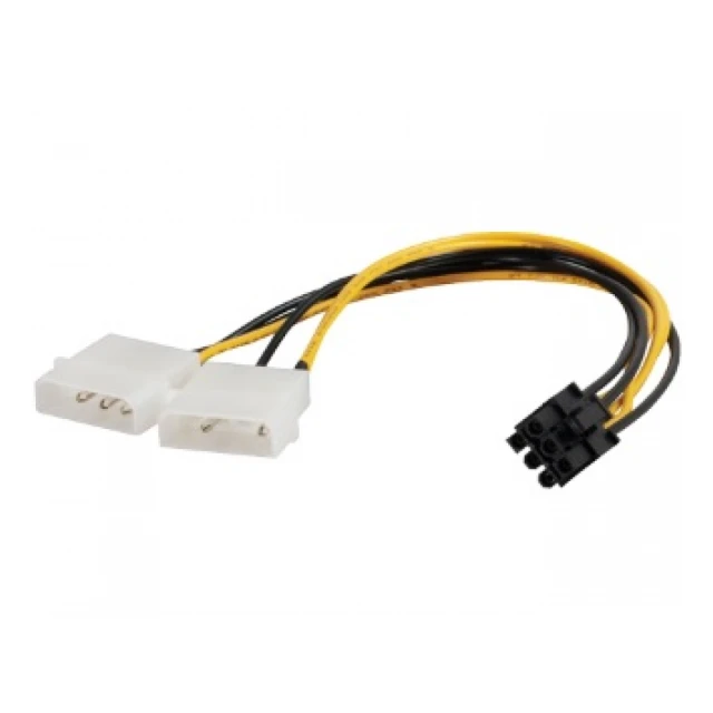 E-GREEN Naponski adapter za PCI-E VGA (6-pin) -2x Molex 