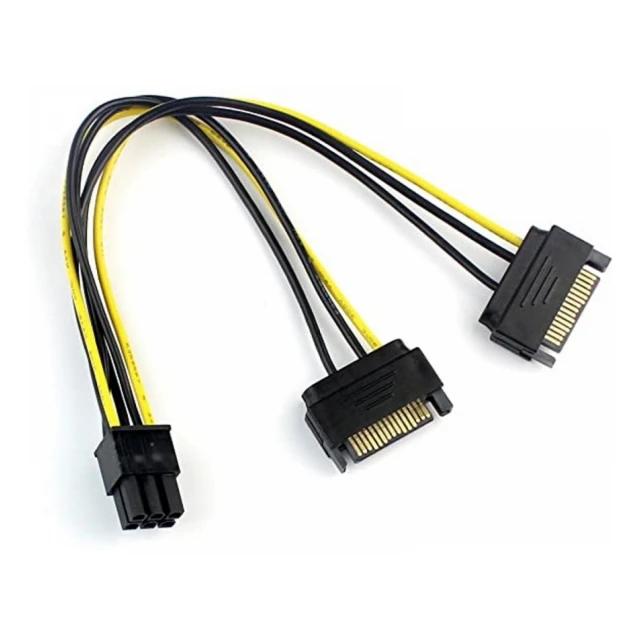 E-GREEN Naponski adapter za PCI-E VGA (6-pin) -2x Sata 