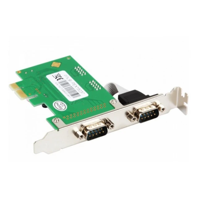 E-Green PCI Express kontroler 2-port serial RS232,DB-9