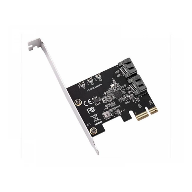 E-GREEN PCI-Express kontroler 2-port SATA III int. Kartica JMB582 Chipset 