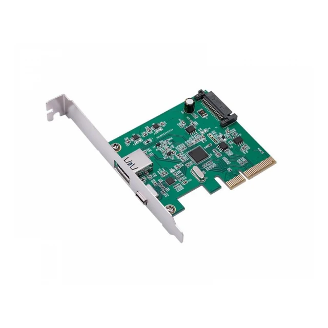 E-GREEN PCI-Express kontroler USB 3.1 Type-A+USB-C Host 