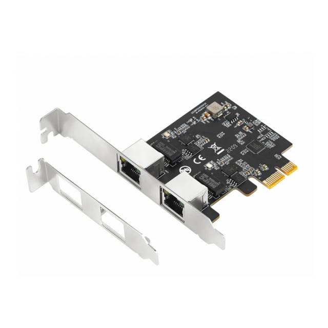 E-GREEN PCI-Express kontroler 2-port 2.5 Gigabit Ethernet (Realtek 8125B) 